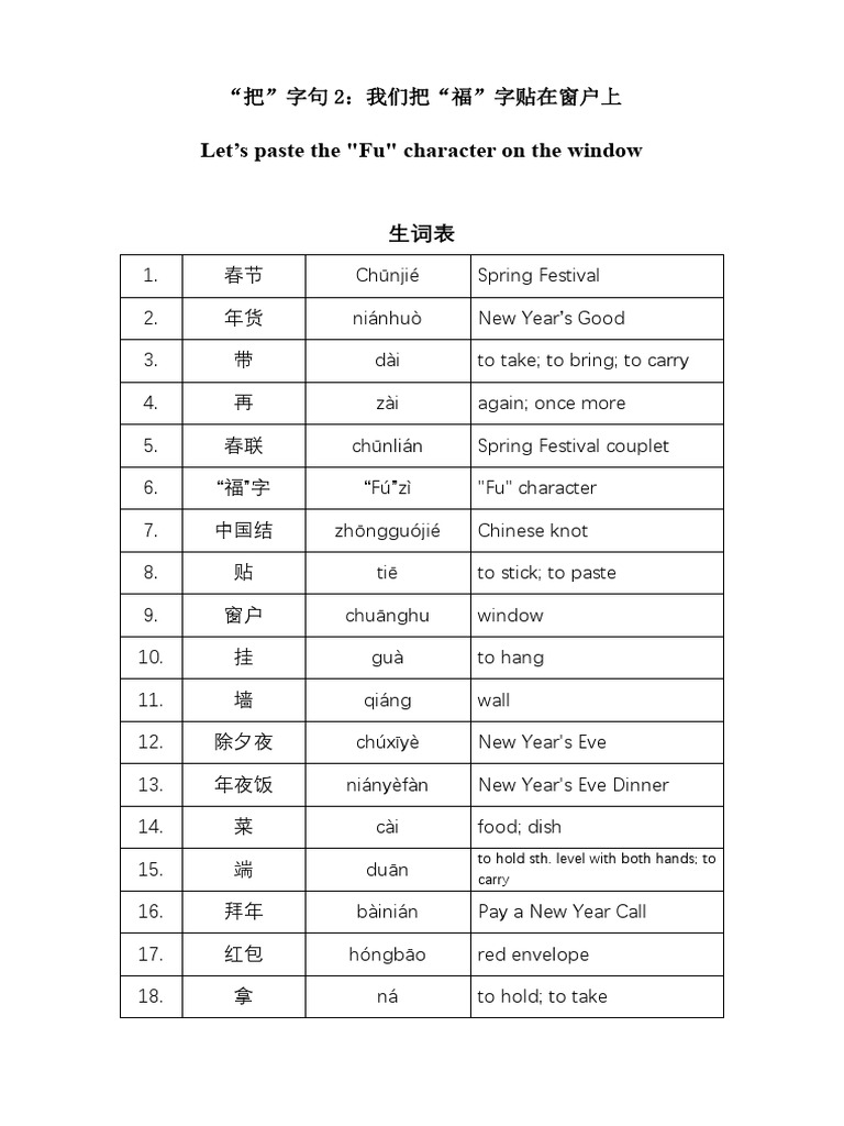 模块1 习音义 - 语法14 