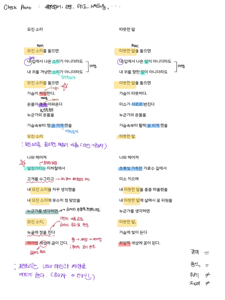 국어 천재 (박) 중2 교과서 모진 소리&따뜻한 말 | PDF