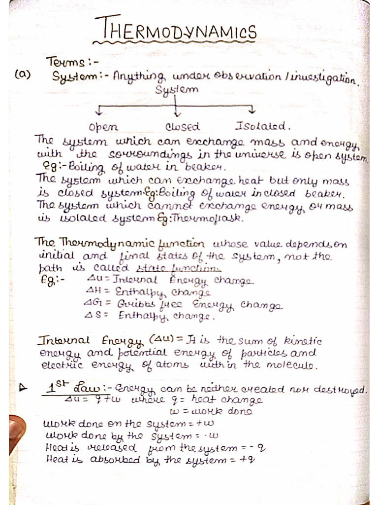 Thermodynamics Concepts and Calculations | PDF | Process Engineering ...