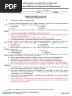 Esp 8 Summative Test | PDF