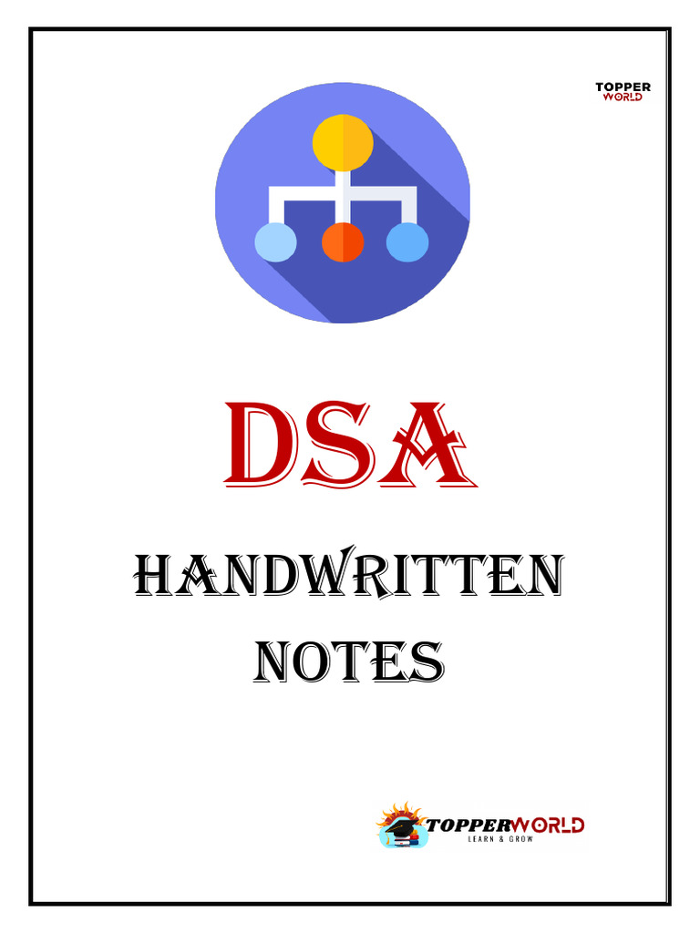 DSA Handwritten Notes | PDF
