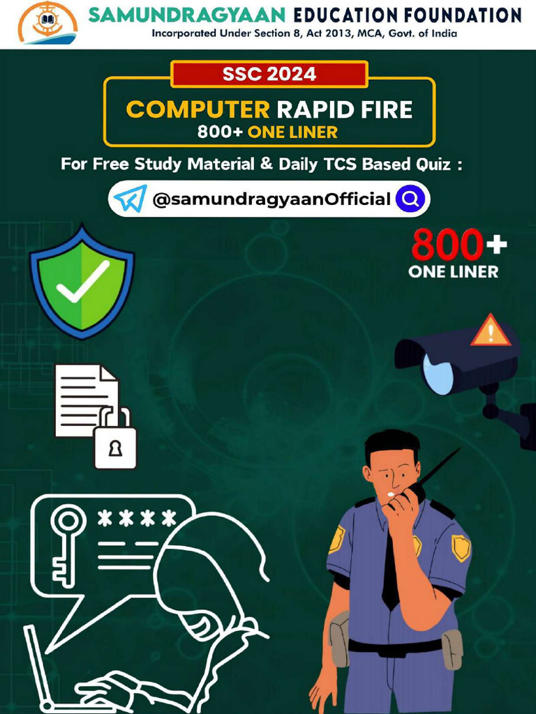 Computer Rapid Fire: 800+ One Liners | PDF | Computer Data Storage ...