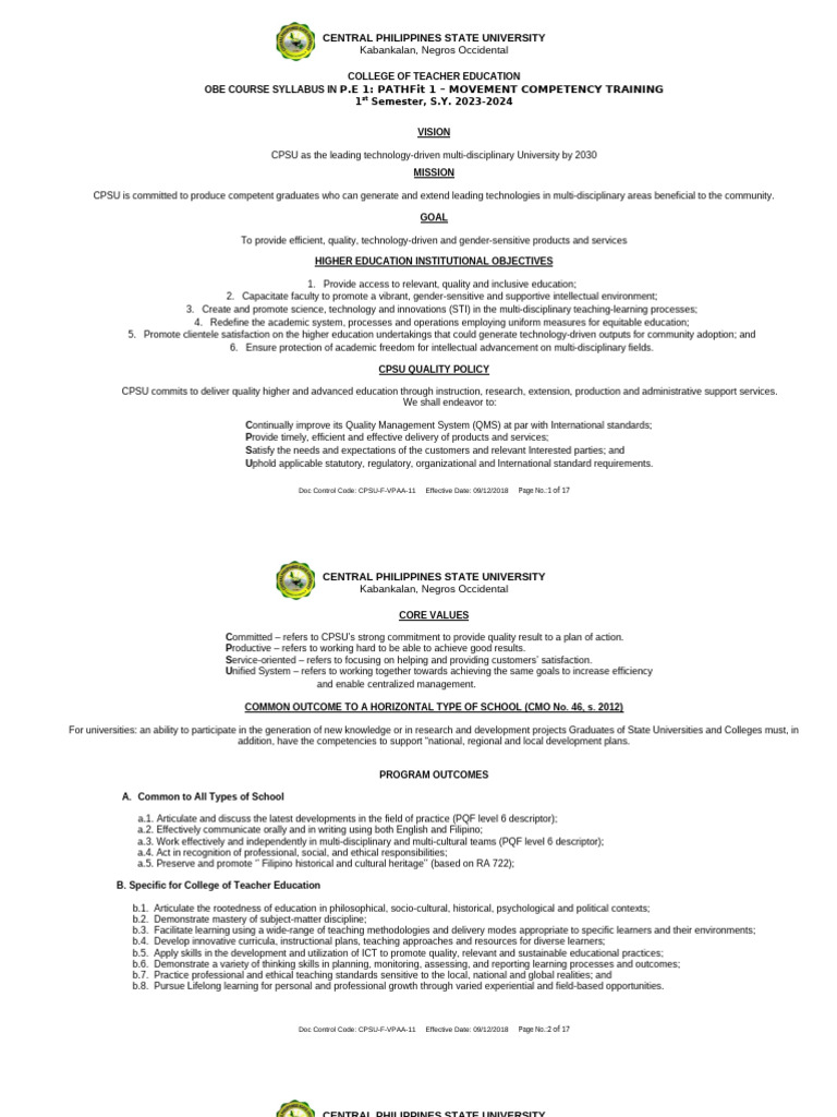 P E 1 Beed New Pdf Learning Educational Assessment