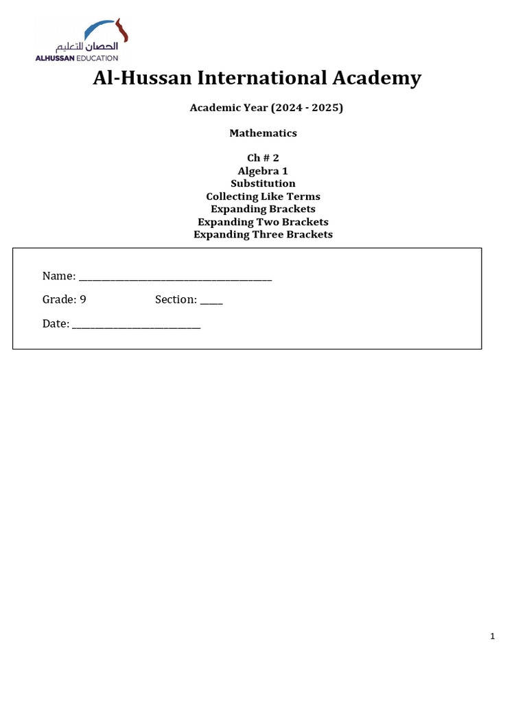 CHP # 2 Reinforcement Worksheet # 1 | PDF