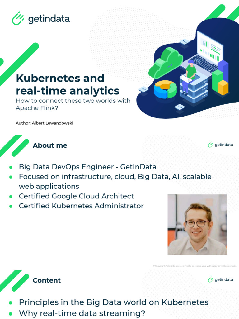 Kubernetes and Real Time World Analytics Albert Lewandowski | PDF ...