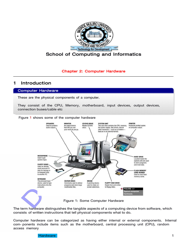 Chapter 2 Computer Hardware 4 | PDF | Computer Data Storage | Random ...