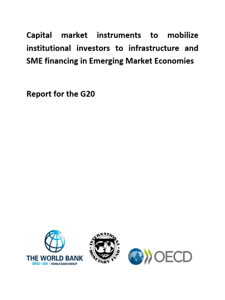 WB IMF OECD Report Capital Markets Instruments For Infrastructure and ...