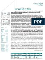 Still Strong Growth in China: Morning Report