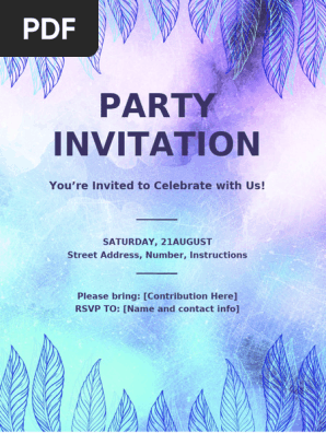 PARTY INVITATION