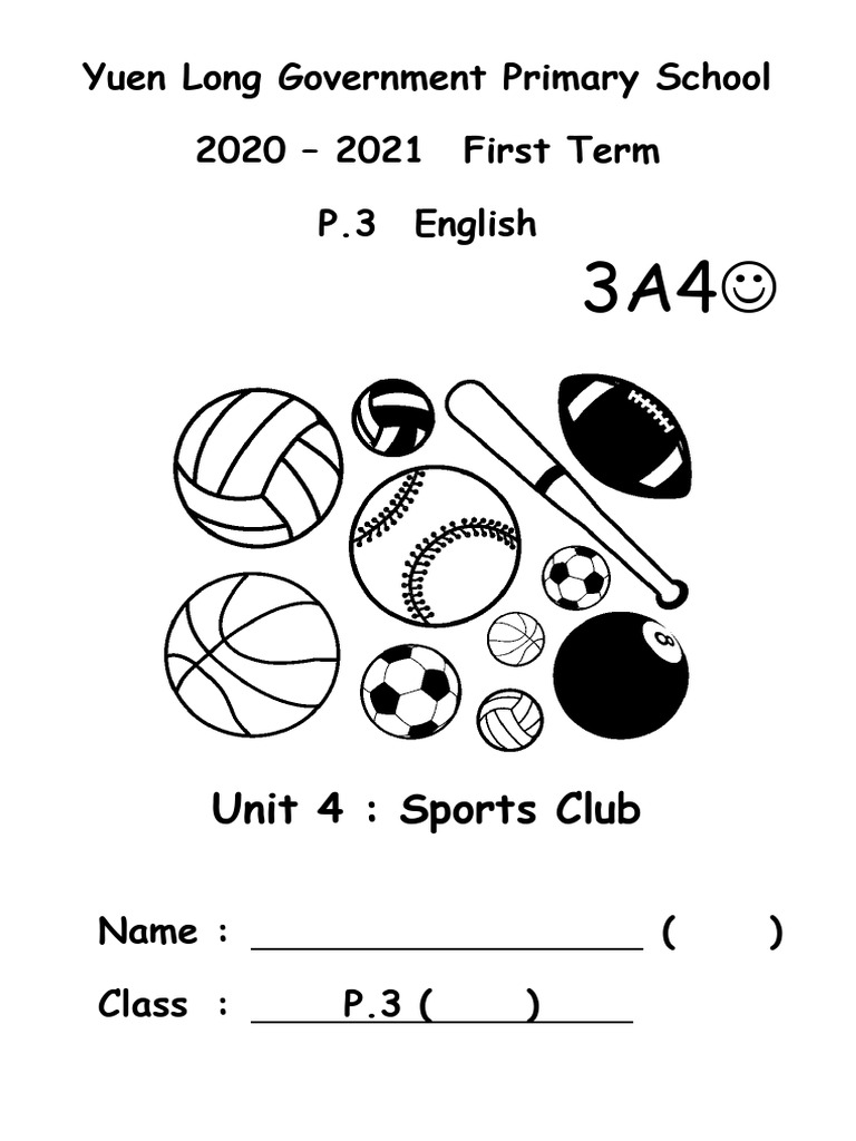 Sports Club Vocabulary and Grammar Guide | PDF | Part Of Speech ...