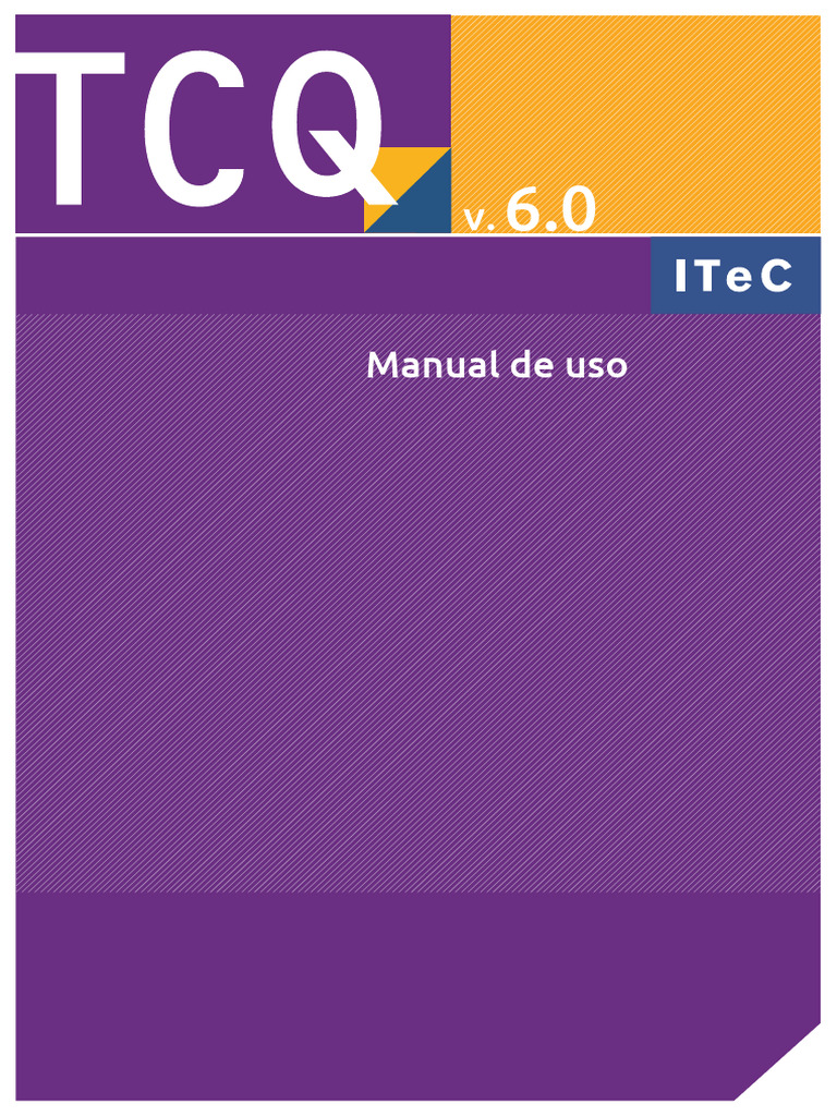 Manual de Uso del Software TCQ v.6.0 | PDF | Archivo de computadora ...