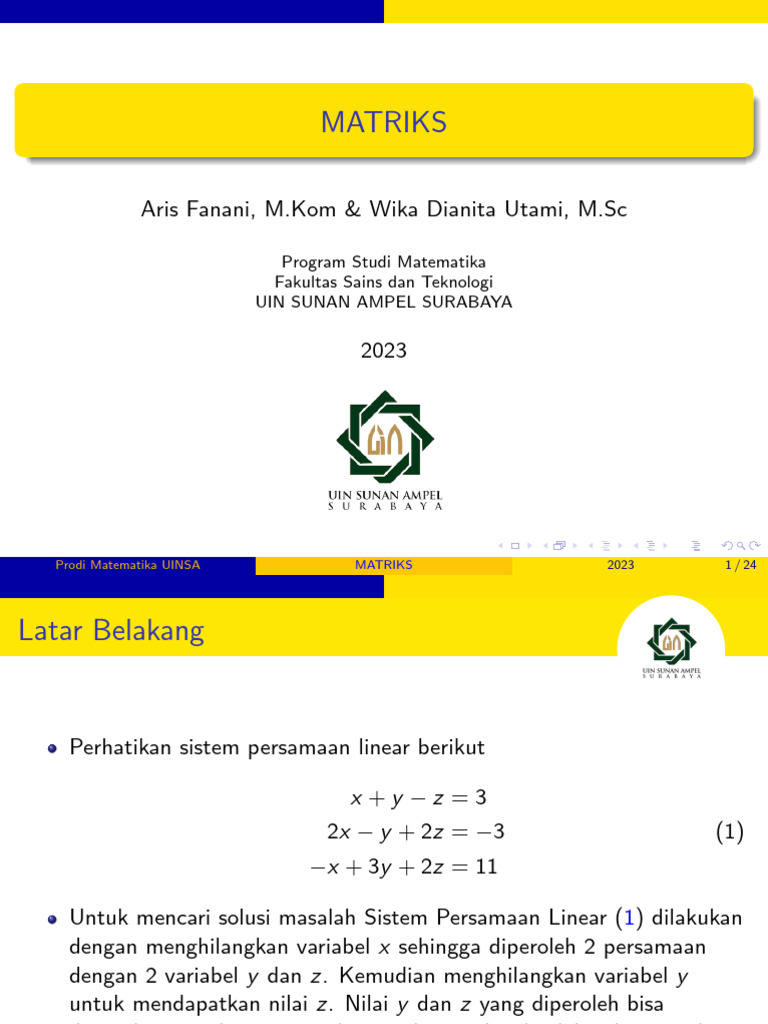 Matriks | PDF