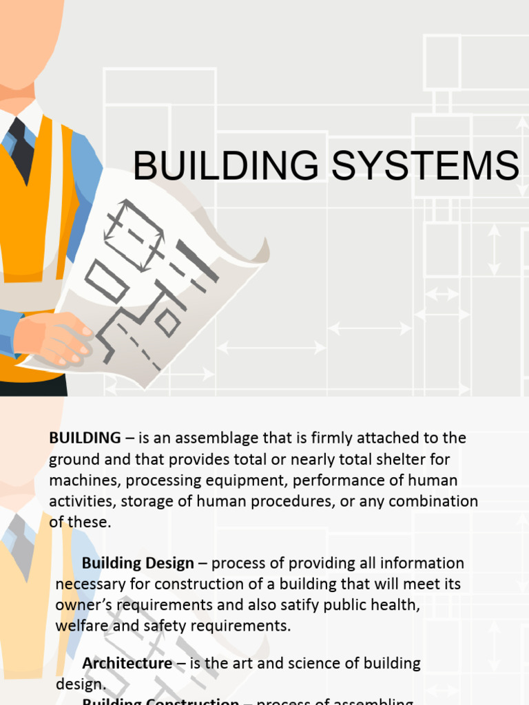 Lesson 1 BUILDING SYSTEMS - 100034 | PDF | Building | Engineering