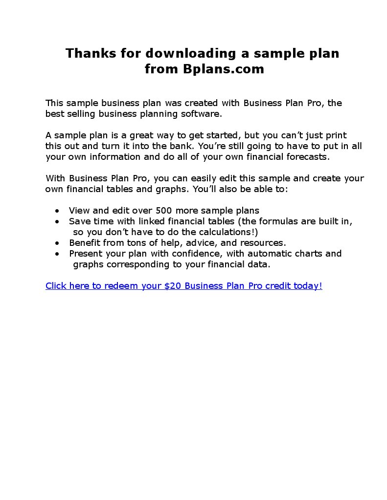 Gift Shop Business Plan PDF Retail Startup Company