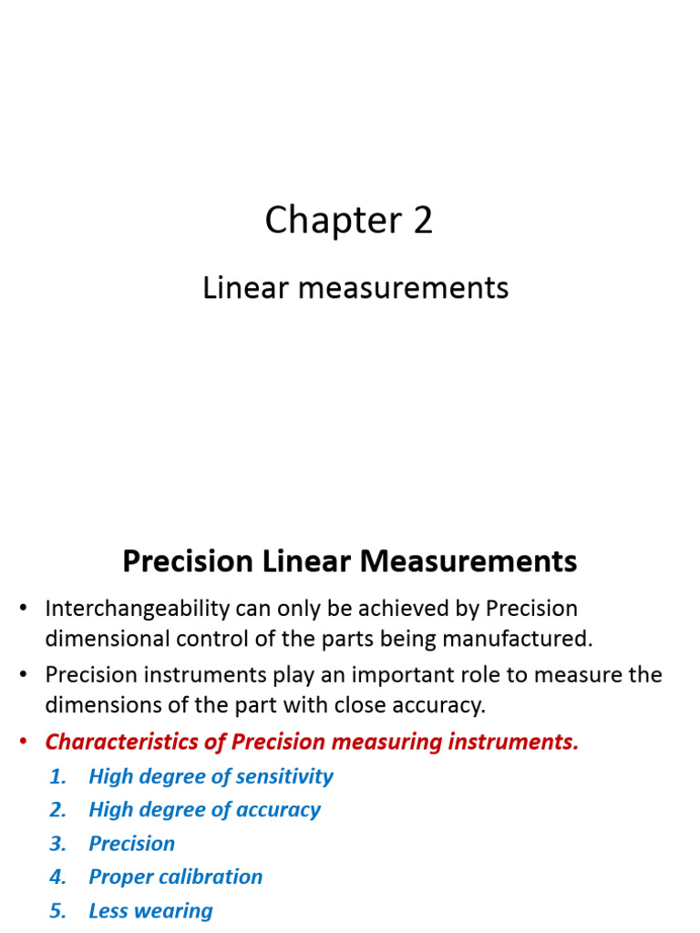 Precision Measurement Instruments Overview | PDF