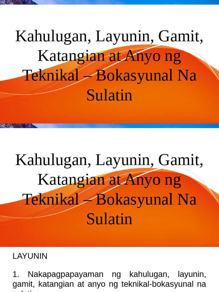3 FILIPINO WEEK 1 Aug.5 | PDF