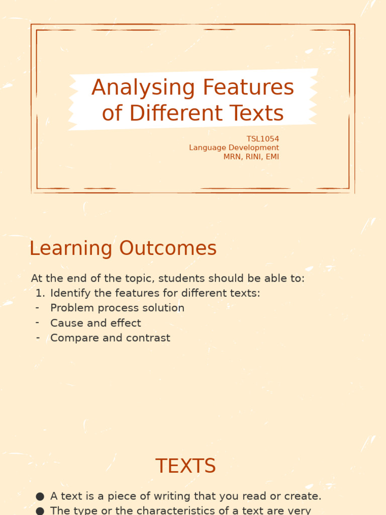 Text Structure Analysis: Problem & Solution | PDF | Psychological ...