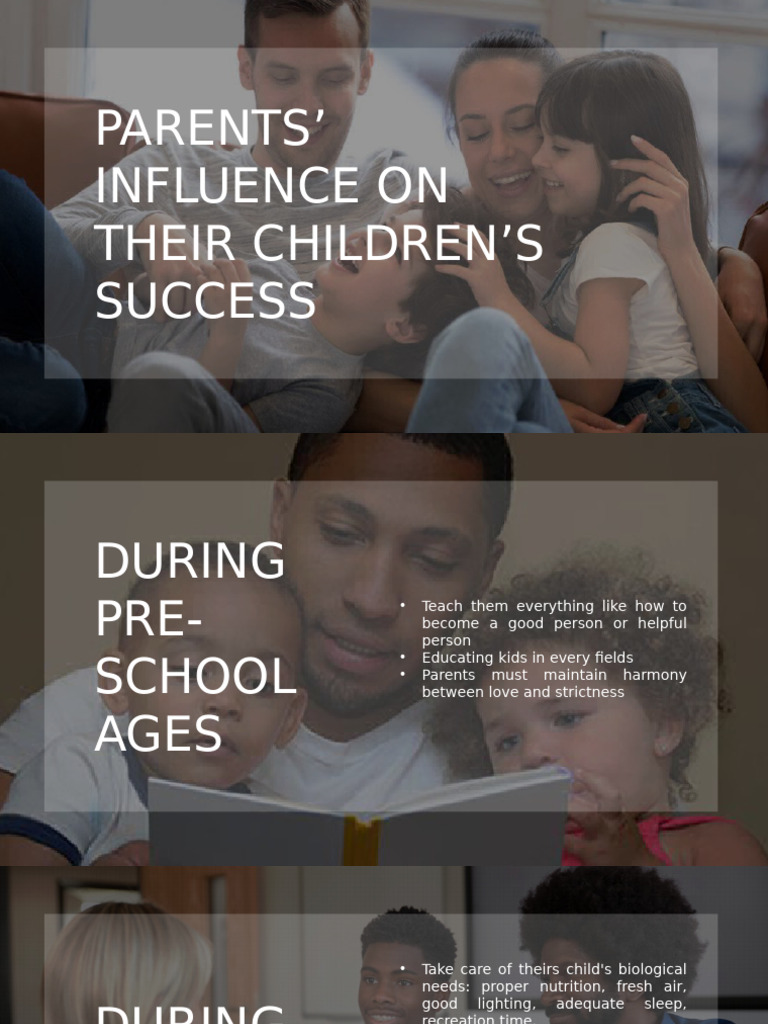 Parents' Role in Children's Success | PDF