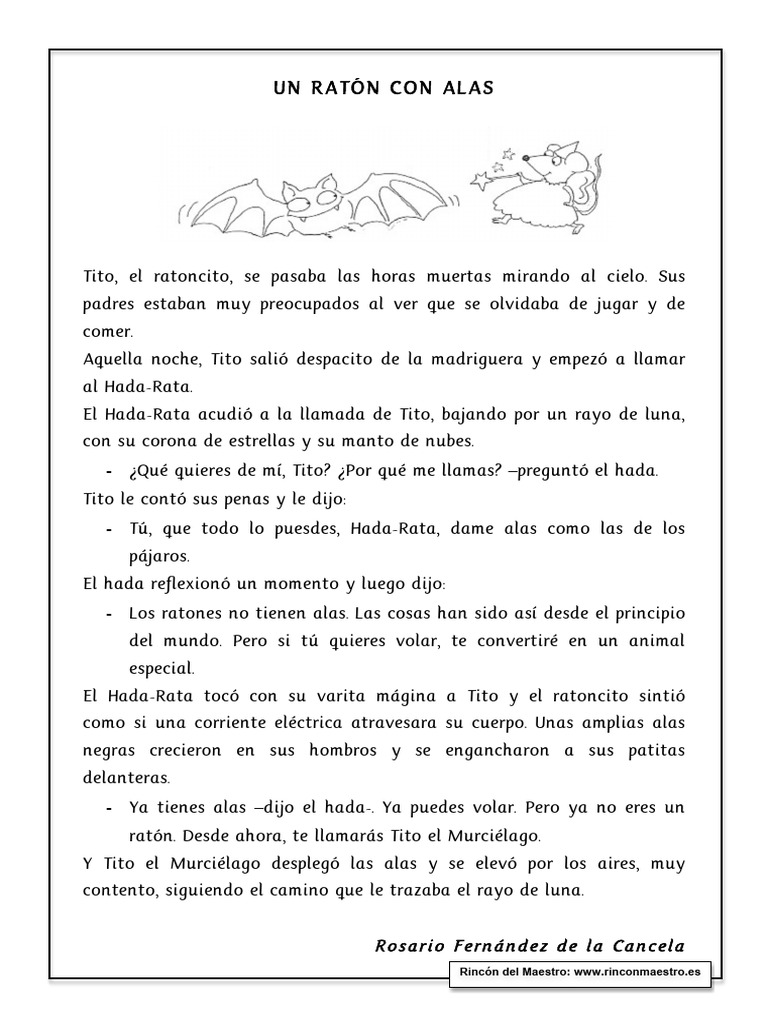 Un Ratón Con Alas | PDF | Libros para adolescentes