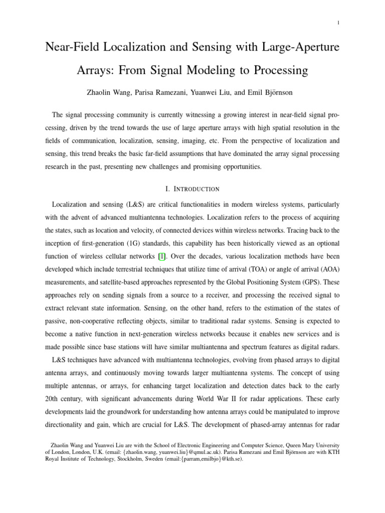 Near-Field Localization and Sensing With Large-Aperture Array From ...