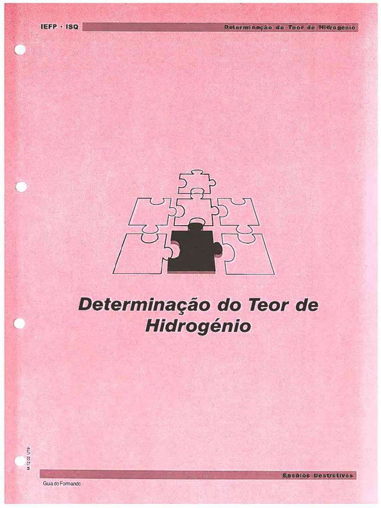 Determinação Do Teor de Hidrogénio | PDF