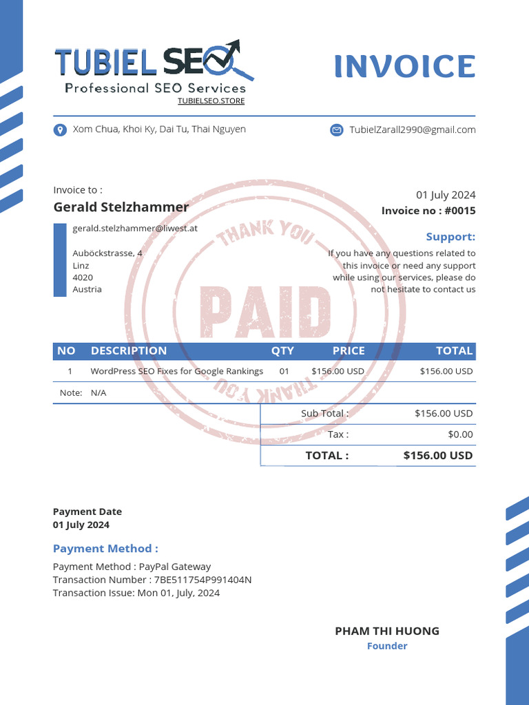 Invoice#0015 | PDF