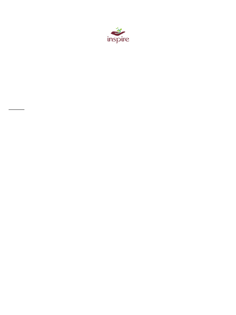 INSPIRE Scholarship Rejection Notice | PDF