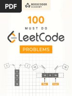 Leetcode DSA Complete Sheet | PDF | Computing | Algorithms