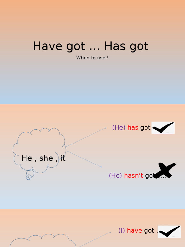 Has Got Have Got Sentence Transformation Rephrasing Exercises - 130679 ...
