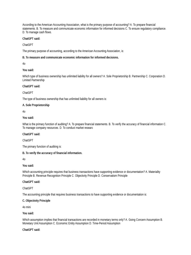 Key Accounting Principles Explained | PDF | Financial Accounting ...