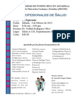 Promoción Profesionales Salud - 4 Febrero 2101