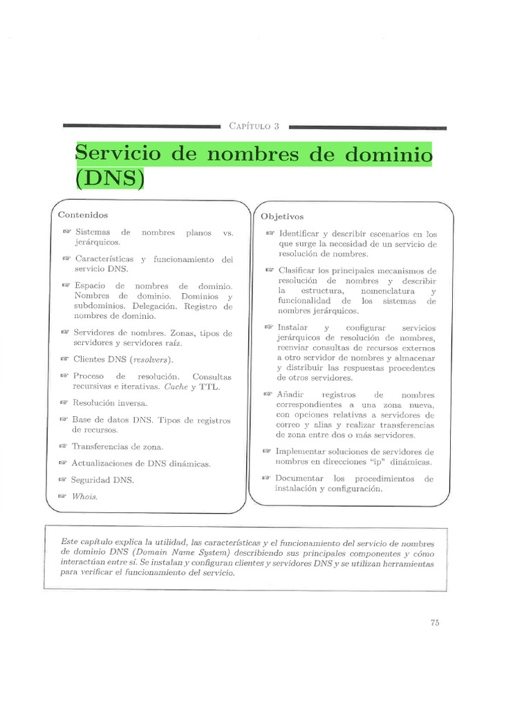Servicios DNS | PDF | sistema de nombres de dominio | Protocolos de ...