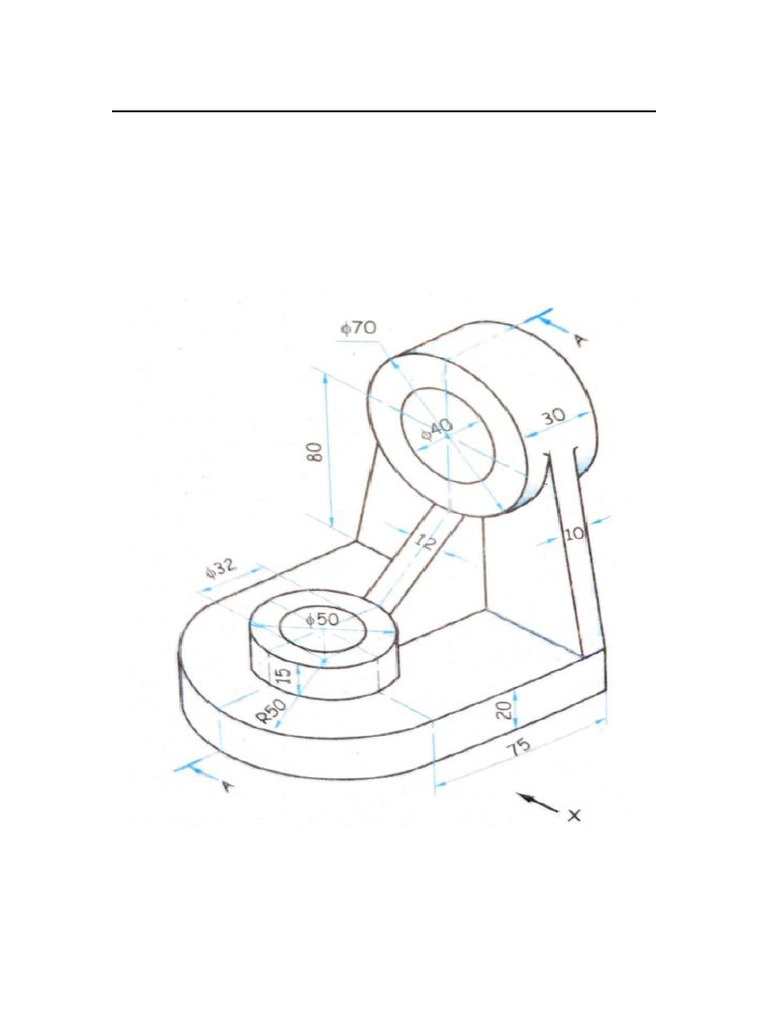 Assignment No-2 (Sectional Orthographic Projection) | PDF | Teaching ...