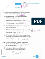 Fractions Decimals Percent Test - Ji Eun