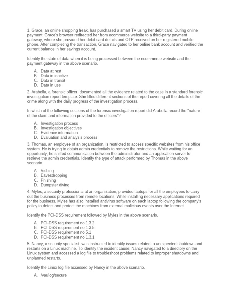 Exam - CCT | PDF | Encryption | Security