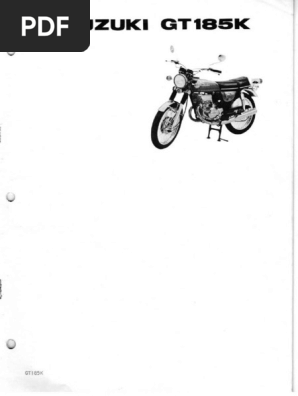 GT185K Parts Manual | PDF