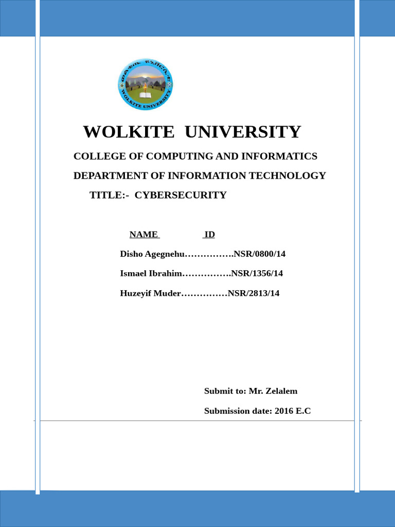 Cybersecurity Work Plan Overview | PDF | Computer Security | Security
