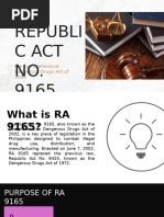 RA 6425: Overview and Repeal by RA 9165 | PDF | Illegal Drug Trade ...