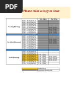 KBIS Class Timetable 2023-2024 | PDF | Vietnam
