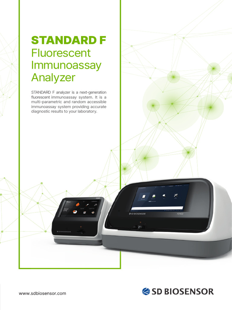 Standard F Fluorescent Analyzer Overview | PDF | Medical Specialties ...