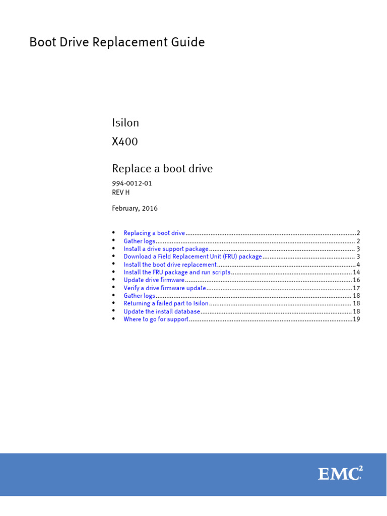 X400 Boot Drive Replacement Guide | PDF | Secure Shell | Booting