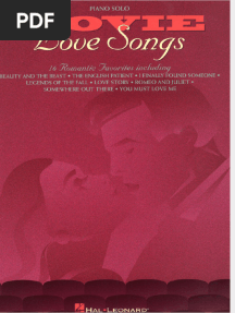 Movie Love Songs Piano Solopdf