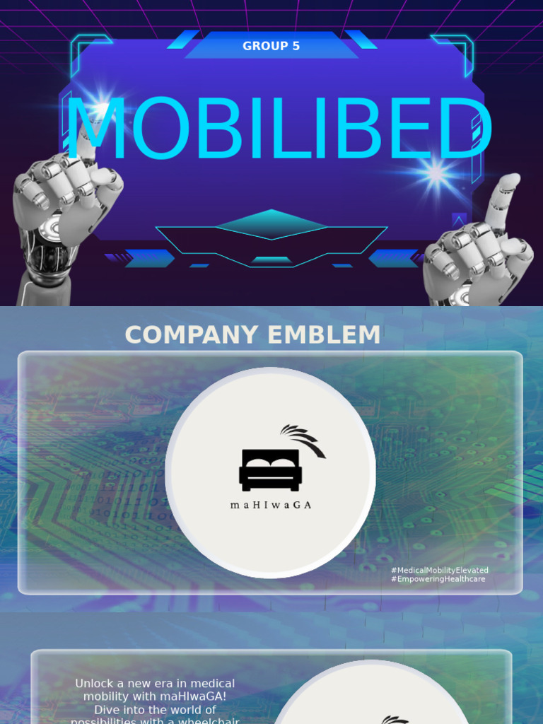 Black and Blue Technology Presentation | PDF | Technology & Engineering