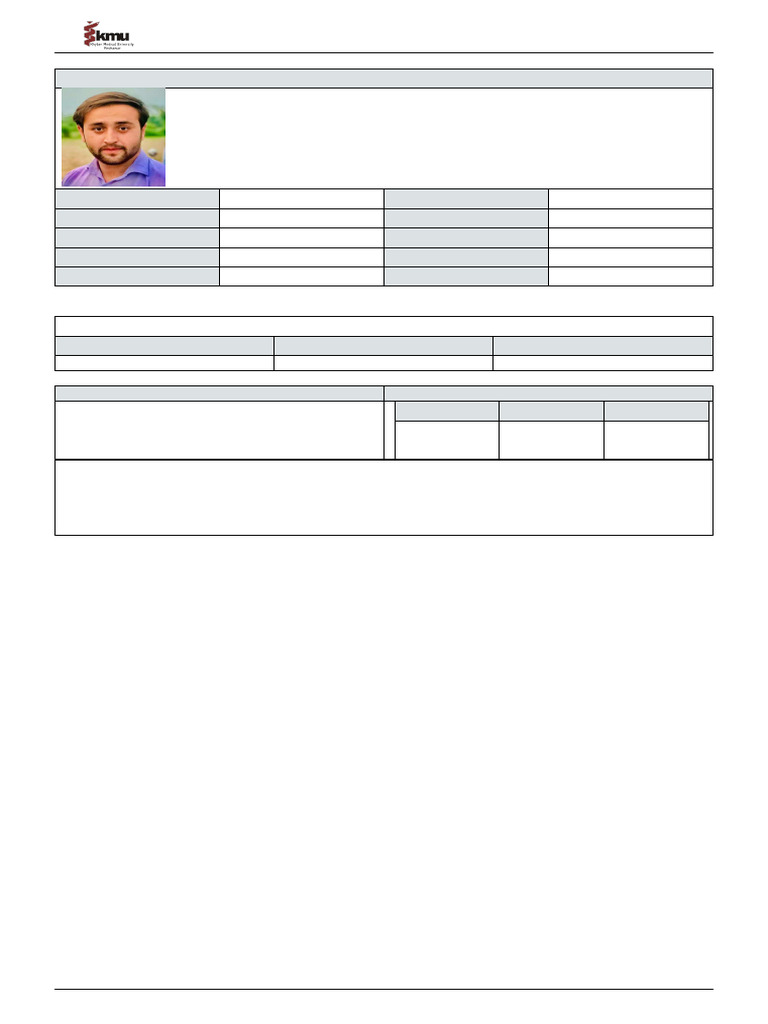 Kmu Cat24 Form | PDF