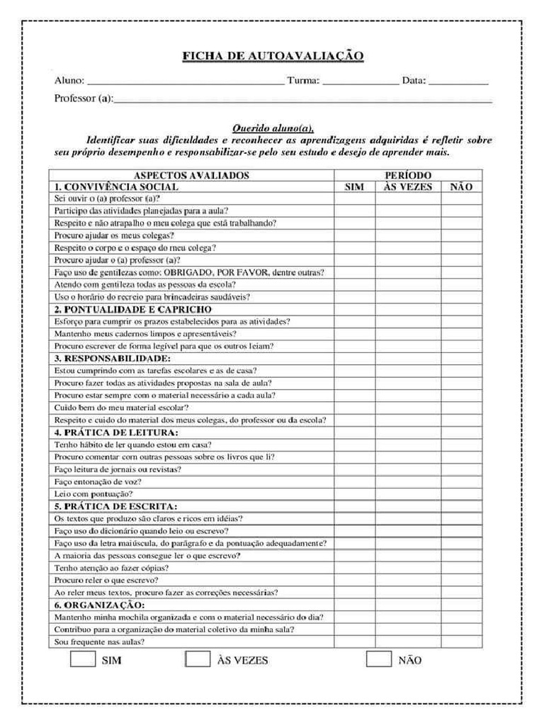Como Avaliar Um Aluno | PDF