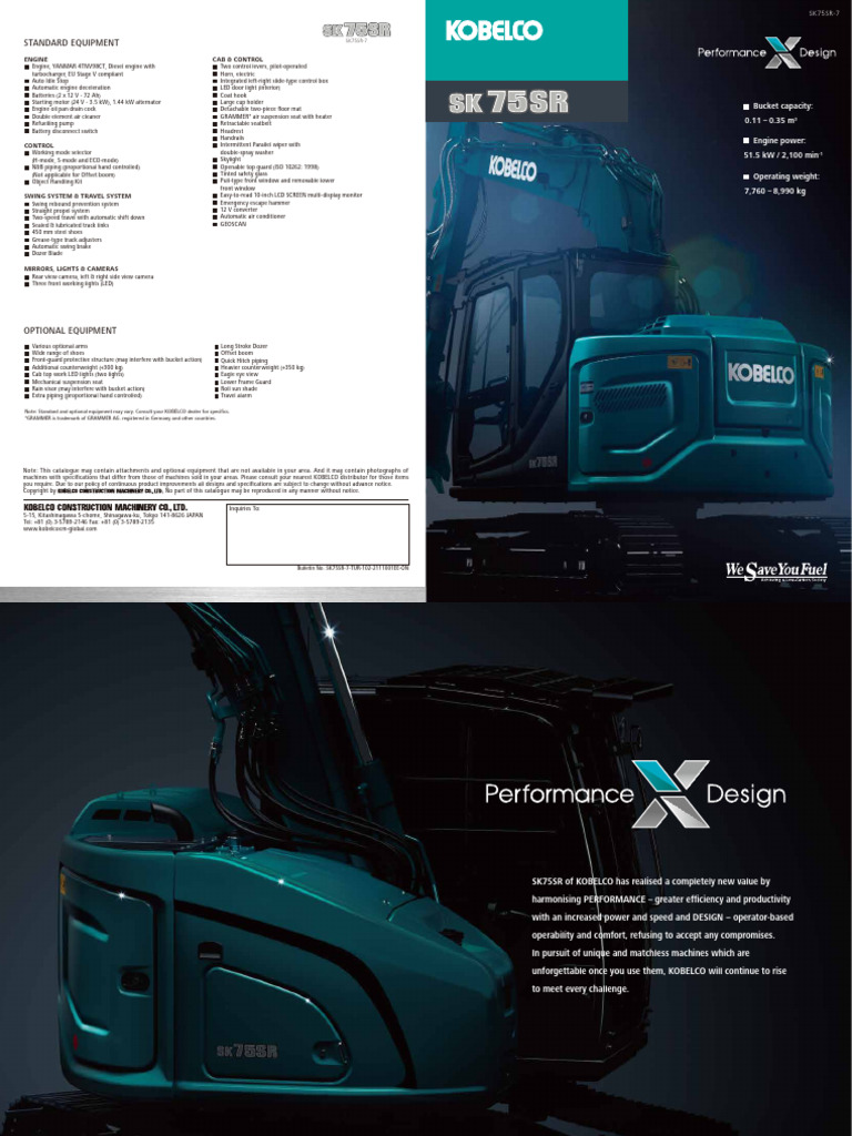 SK75SR-7 | PDF | Camera | Engines