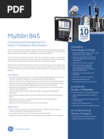 GE Multilin 859 Relay Overview | PDF | Relay | Electricity