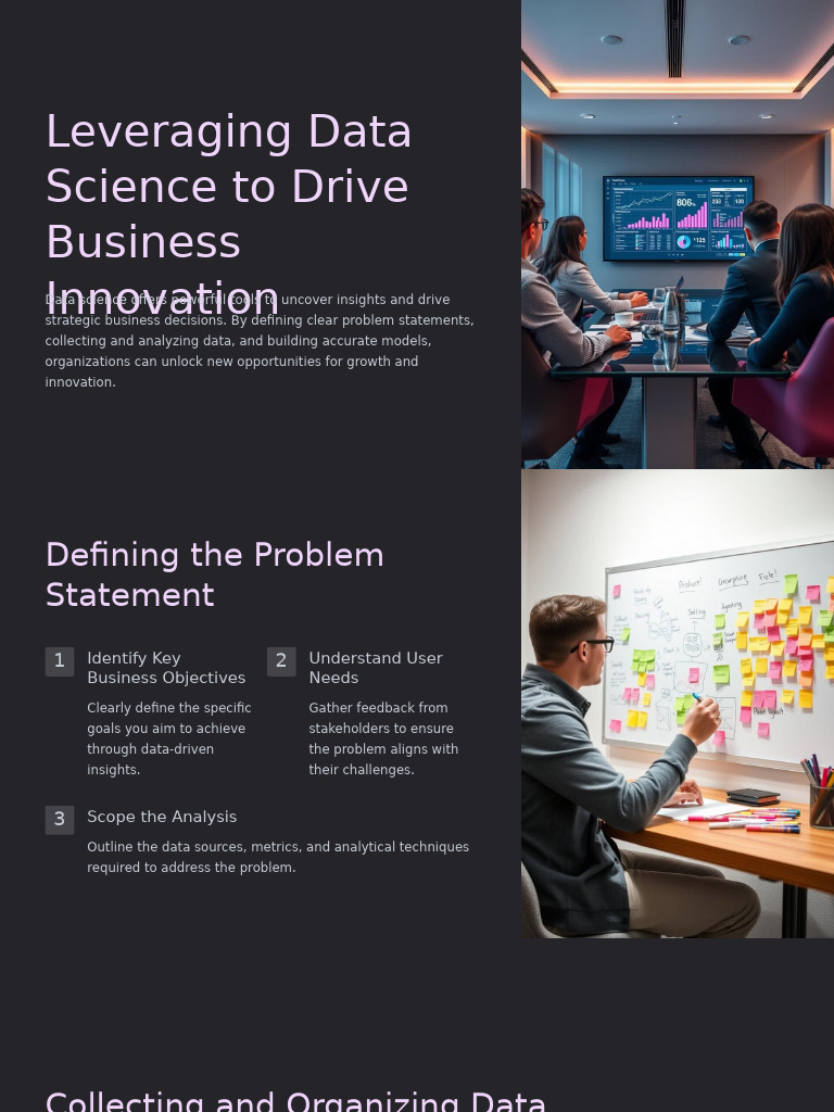 Leveraging Data Science To Drive Business Innovation | PDF | Data ...