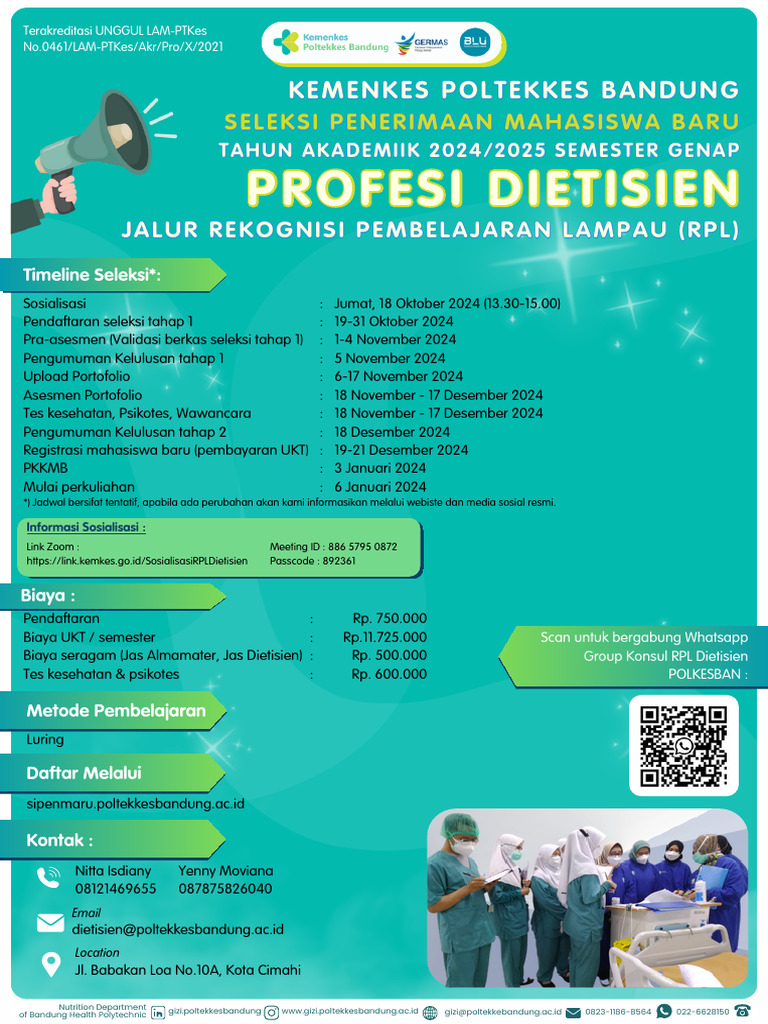 Brosur RPL Dietisien Angkatan 2 - Fix | PDF