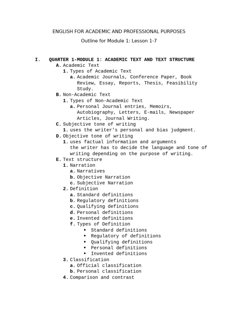 Outline Pdf Essays Plot Narrative